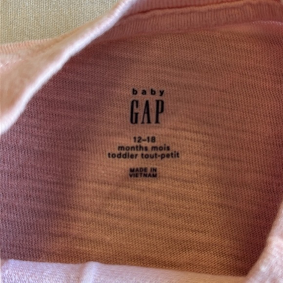 GAP Kids - Light Pink Short Sleeve Dino Tee - Picture 4 of 4